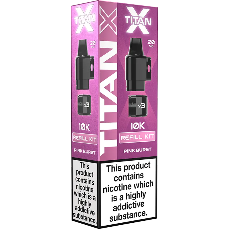 Pink Burst Titan X Pod & Refill 17ml