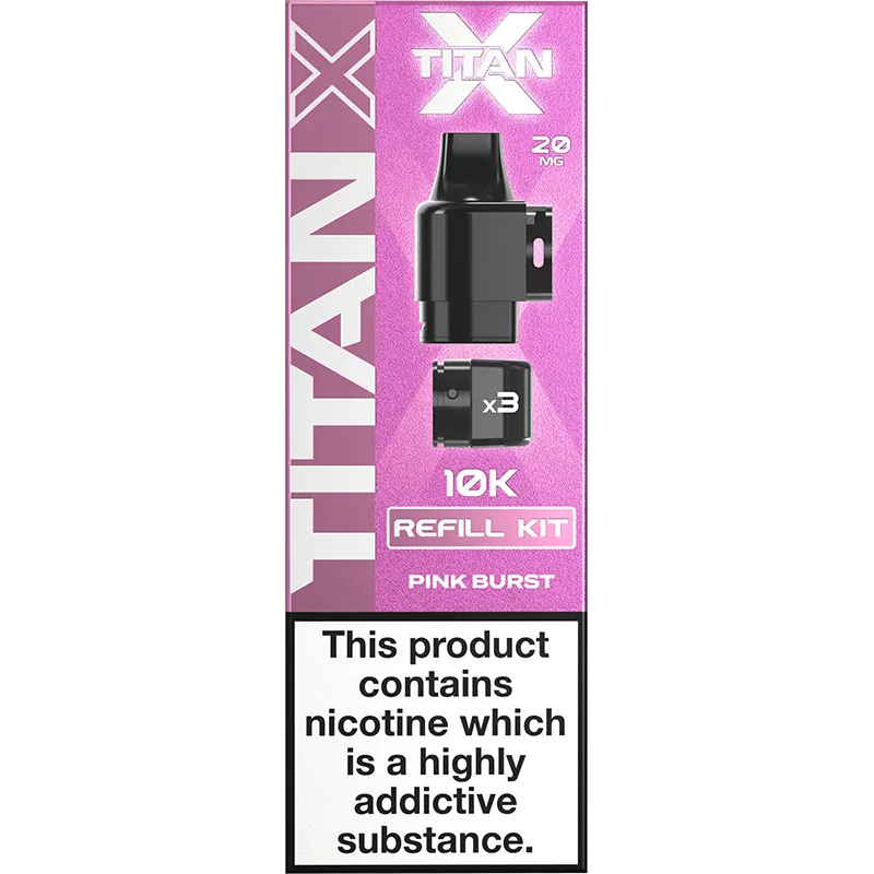 Pink Burst Titan X Pod & Refill 17ml