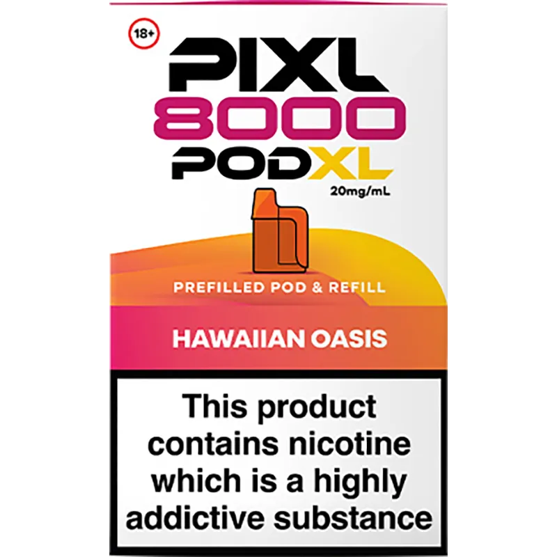 Hawaiian Oasis PIXL 8000 Pod XL Pod & Refill 12ml