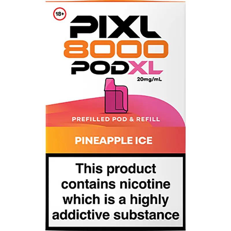 Pineapple Ice PIXL 8000 Pod XL Pod & Refill 12ml