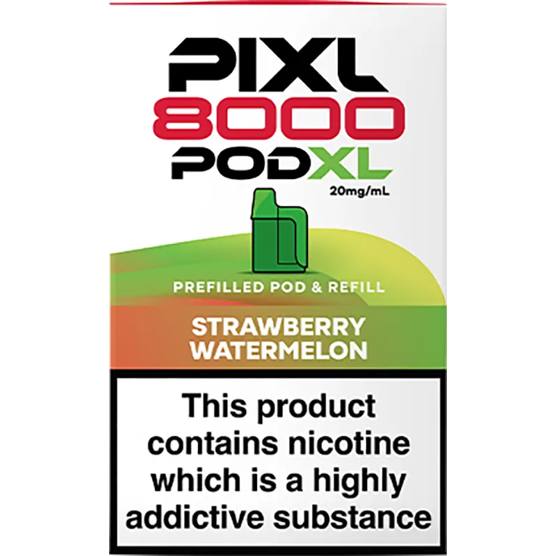 Strawberry Watermelon PIXL 8000 Pod XL Pod & Refill 12ml