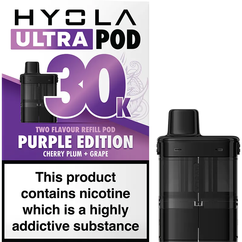 Purple Edition Hyola Ultra 30K Pod & Refill 20ml