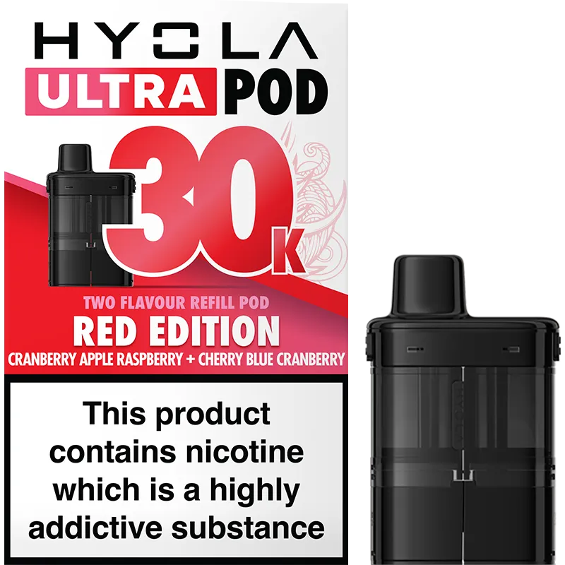 Red Edition Hyola Ultra 30K Pod & Refill 20ml