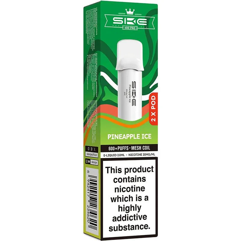 Pineapple Ice SKE Crystal Pro 600 Pods 2 Pack