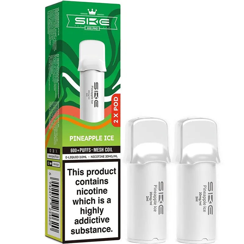 Pineapple Ice SKE Crystal Pro 600 Pods 2 Pack