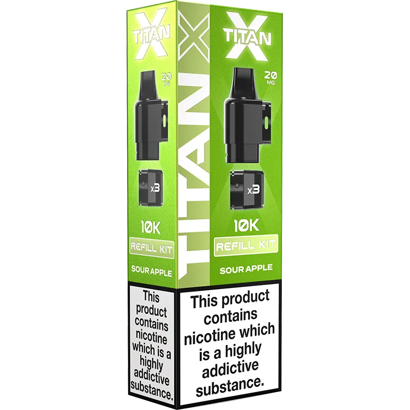 Sour Apple Titan X Pod & Refill 17ml