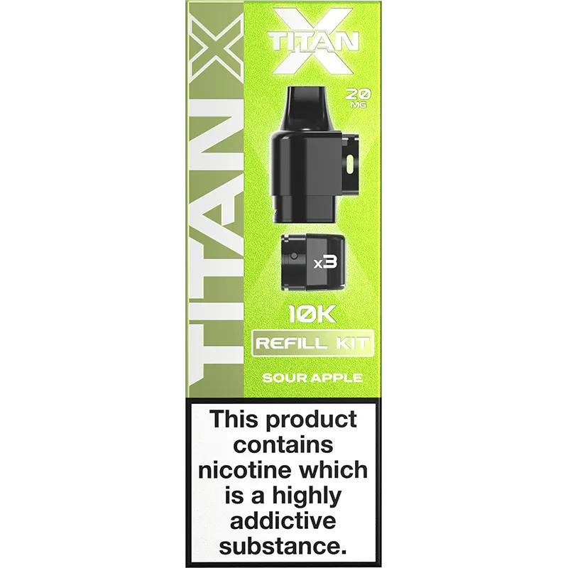 Sour Apple Titan X Pod & Refill 17ml