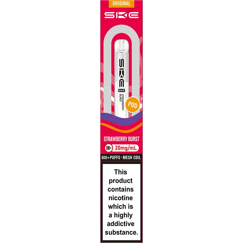 Strawberry Burst SKE Crystal Bar Pod 2ml