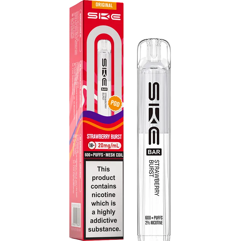 Strawberry Burst SKE Crystal Bar Pod 2ml