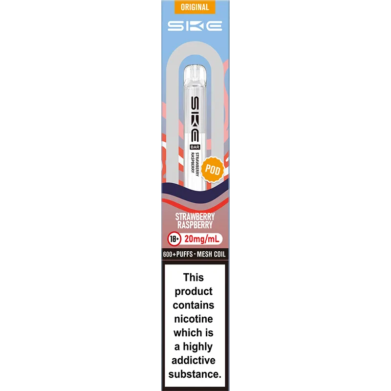 Strawberry Raspberry SKE Crystal Bar Pod 2ml