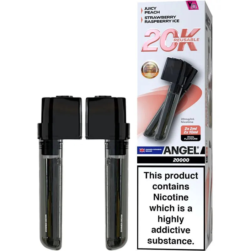 Coral Edition Vapes Bars Angel 20000 Pod & Refill 24ml