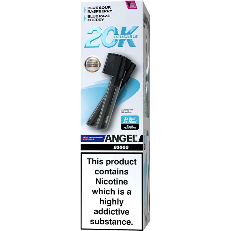 Sky Blue Edition Vapes Bars Angel 20000 Pod & Refill 24ml