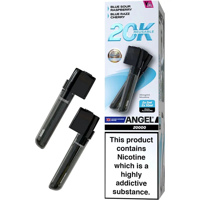 Sky Blue Edition Vapes Bars Angel 20000 Pod & Refill 24ml