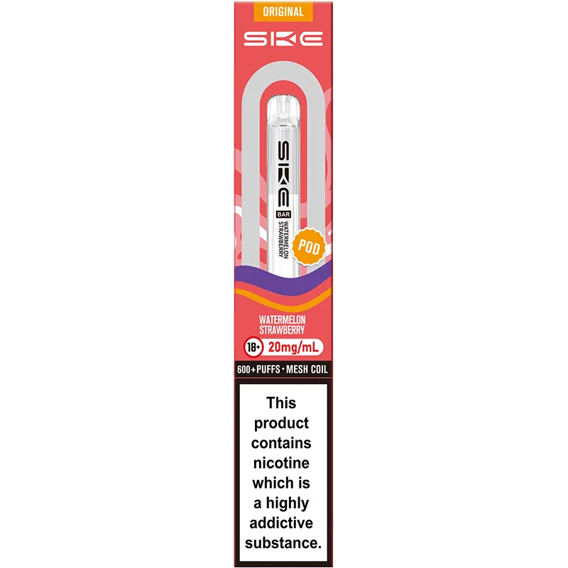 Watermelon Strawberry SKE Crystal Bar Pod 2ml