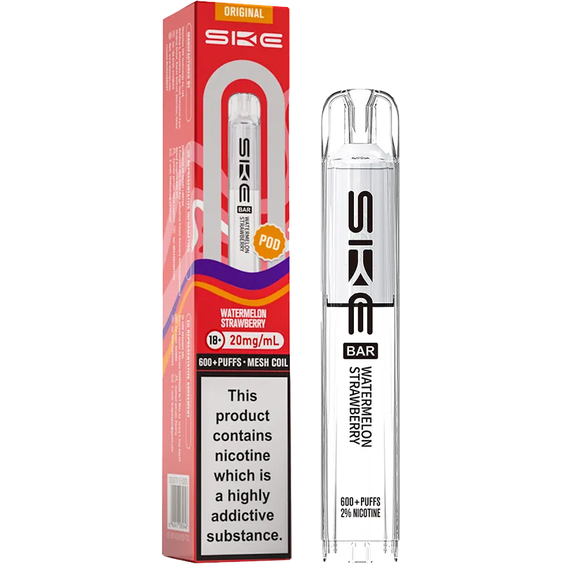 Watermelon Strawberry SKE Crystal Bar Pod 2ml