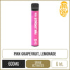 Ohm Brew CBD Pink Lemonade 600mg CBD + CBG Disposable Vape 6ml