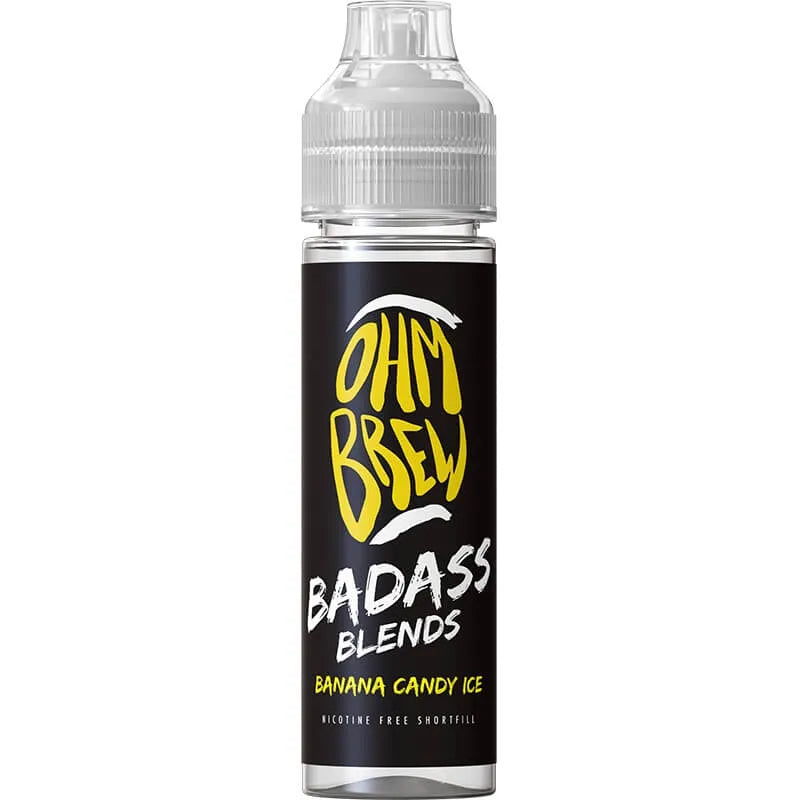 Ohm Brew Badass Blends Banana Candy Ice E-Liquid 50ml