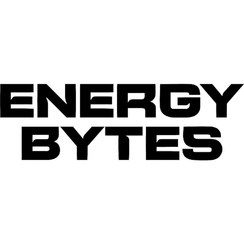The Energy Bytes logo in black on a white background.