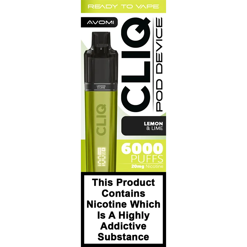 Lemon & Lime Avomi CLIQ Pod Vape Kit 12ml