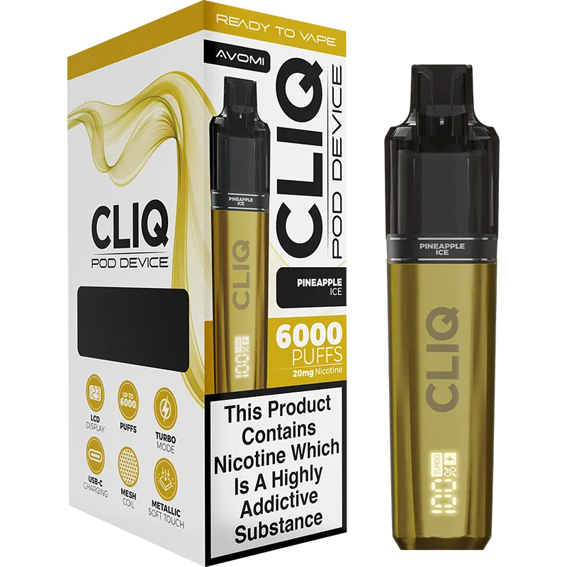 Pineapple Ice Avomi CLIQ Pod Vape Kit 12ml