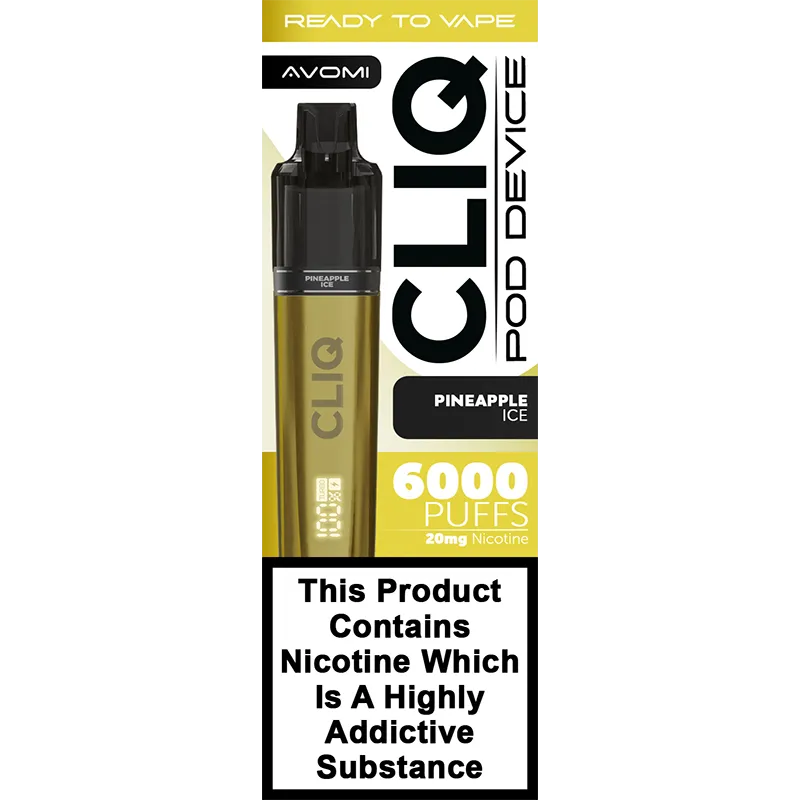 Pineapple Ice Avomi CLIQ Pod Vape Kit 12ml