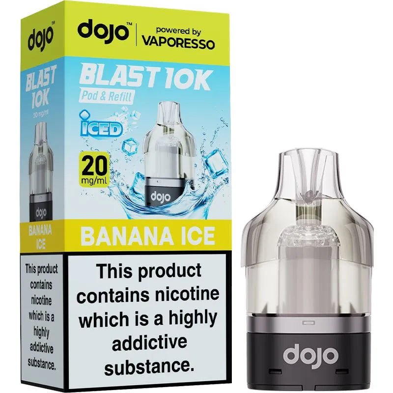 Banana Ice DOJO Blast 10K Pod & Refill 10ml