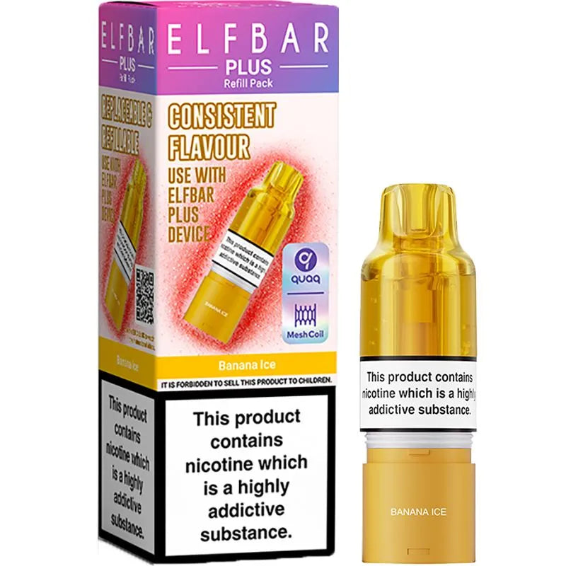 Banana Ice Elf Bar Plus Pod & Refill 10ml