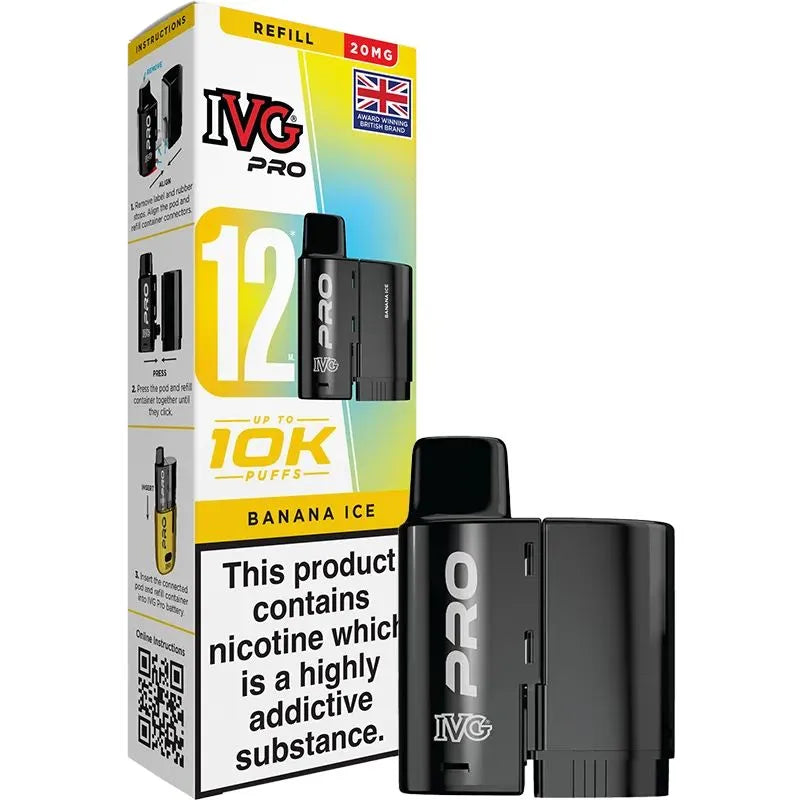 Banana Ice IVG Pro Pod & Refill 12ml