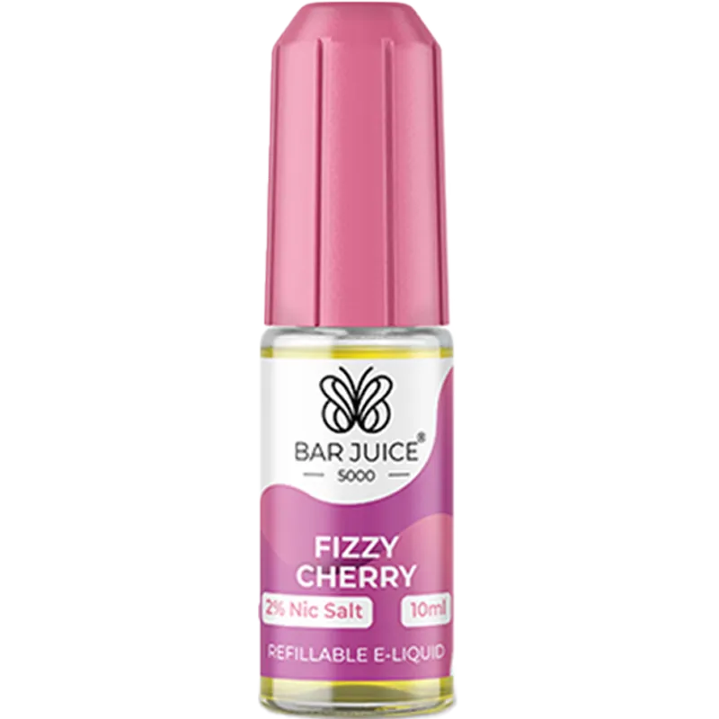 Bar Series 5000 fizzy cherry e-liquid in a 10ml bottle.