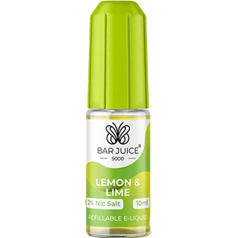Bar Juice 5000 lemon lime 10ml e-liquid 20mg.