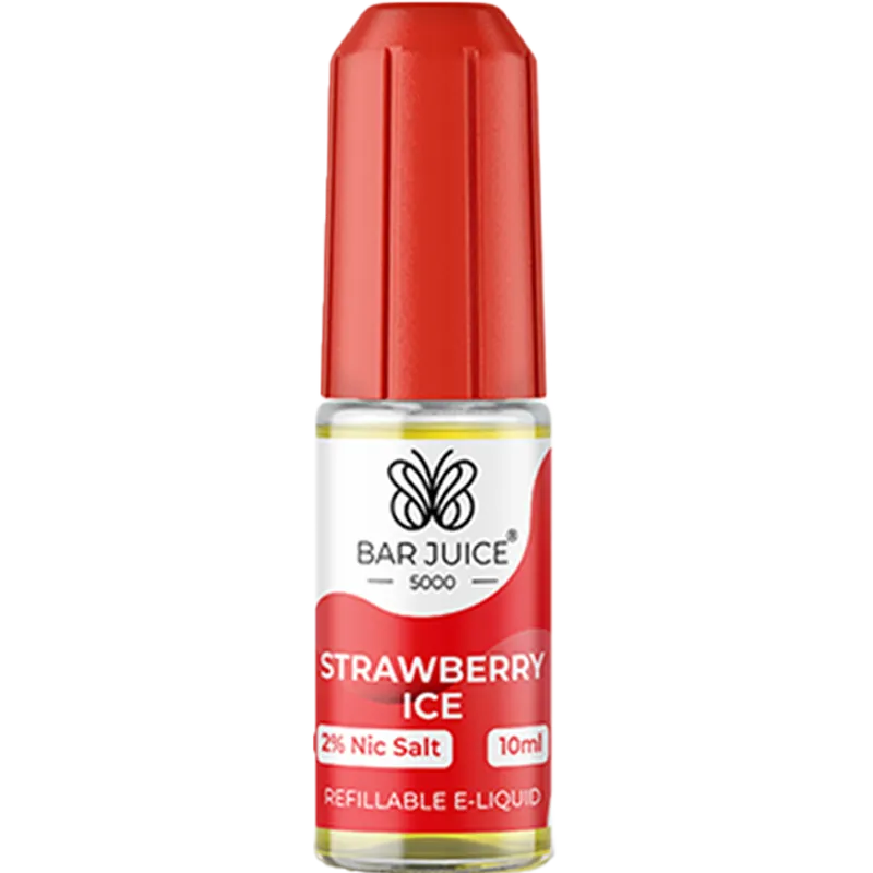 Bar Juice 5000 strawberry ice 10ml e-liquid.