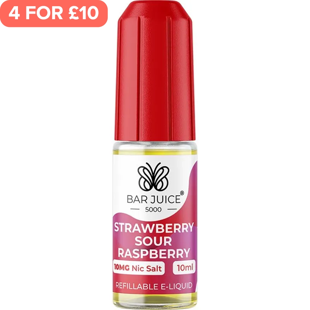 Strawberry Sour Raspberry Bar Juice 5000 E-Liquid 10ml