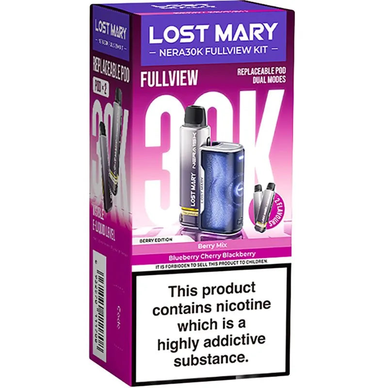 Lost Mary Nera 30K Fullview Berry Edition Pod Vape Kit 24ml