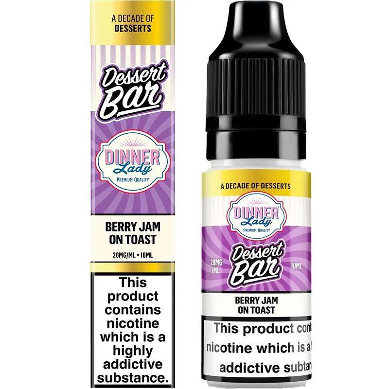 Berry Jam On Toast Dinner Lady Dessert Bar E-Liquid 10ml