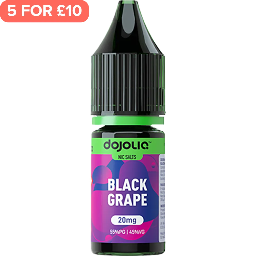 Black Grape DOJOLIQ Nic Salts By Vaporesso E-Liquid 10ml