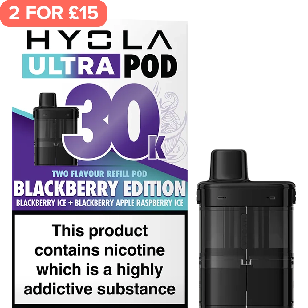 Blackberry Edition Hyola Ultra 30K Pod & Refill 20ml