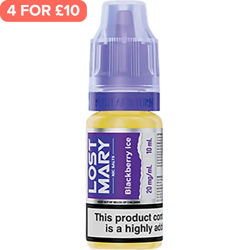 Blackberry Ice Lost Mary Nic Salts E-Liquid 10ml