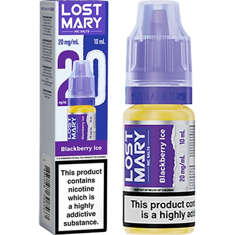 Blackberry Ice Lost Mary Nic Salts E-Liquid 10ml