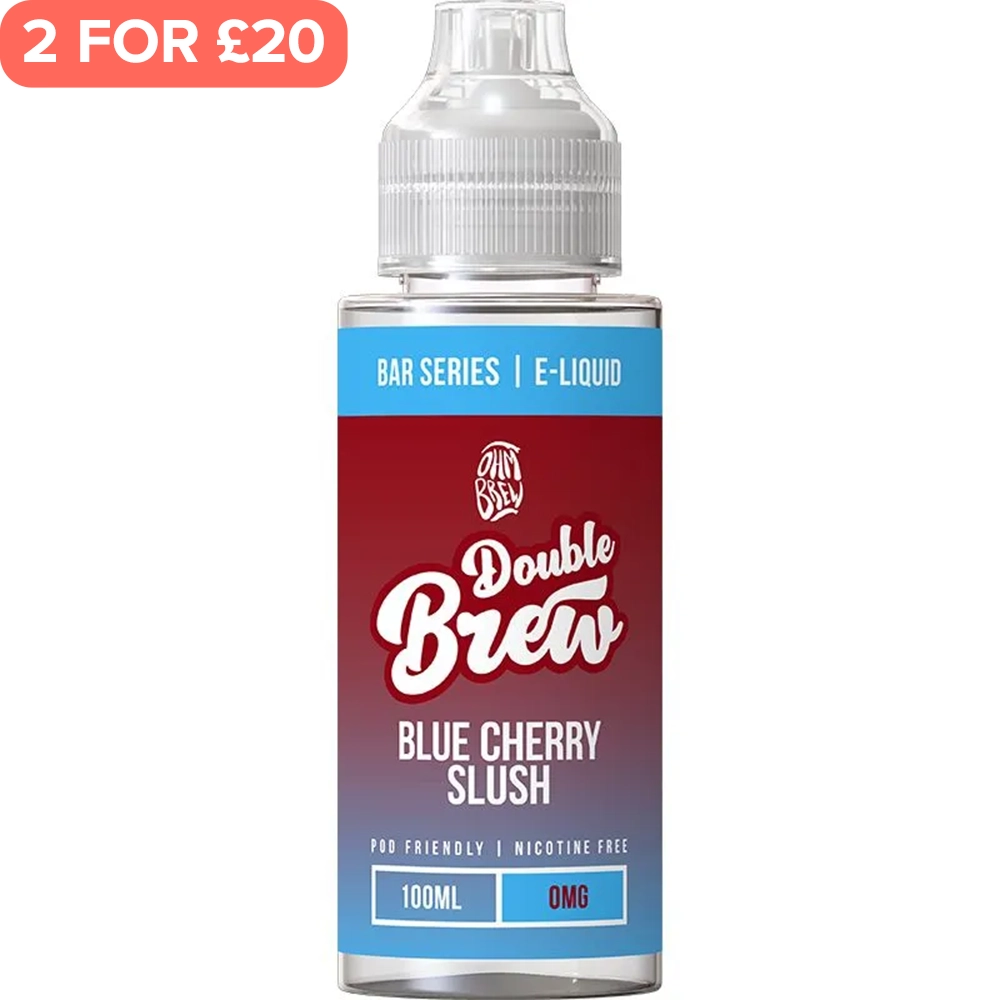 Blue Cherry Slush Double Brew E-Liquid 100ml