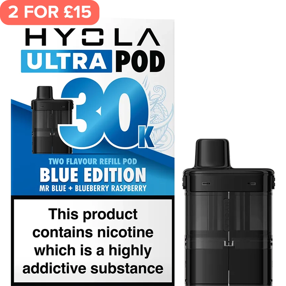 Blue Edition Hyola Ultra 30K Pod & Refill 20ml