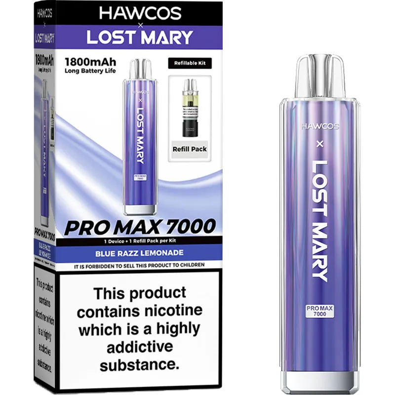Hawcos x Lost Mary Pro Max 7000 Pod Vape Kit 10ml