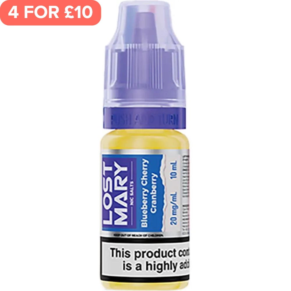 Blueberry Cherry Cranberry Lost Mary Nic Salts E-Liquid 10ml