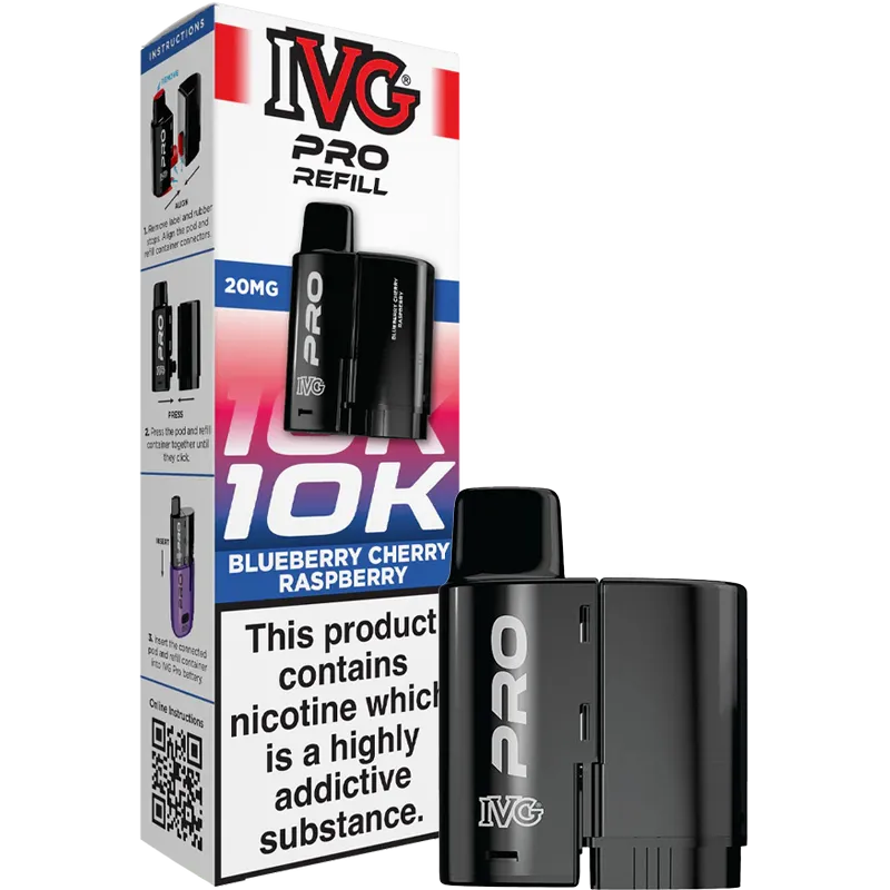 Blueberry Cherry Raspberry IVG Pro Pod & Refill 12ml