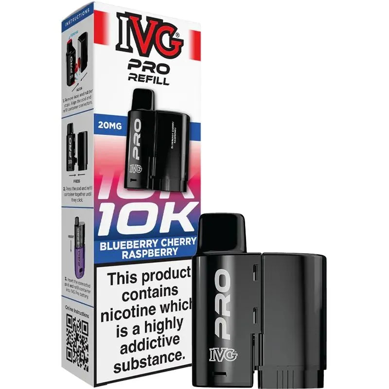 Blueberry Cherry Raspberry IVG Pro Pod & Refill 12ml