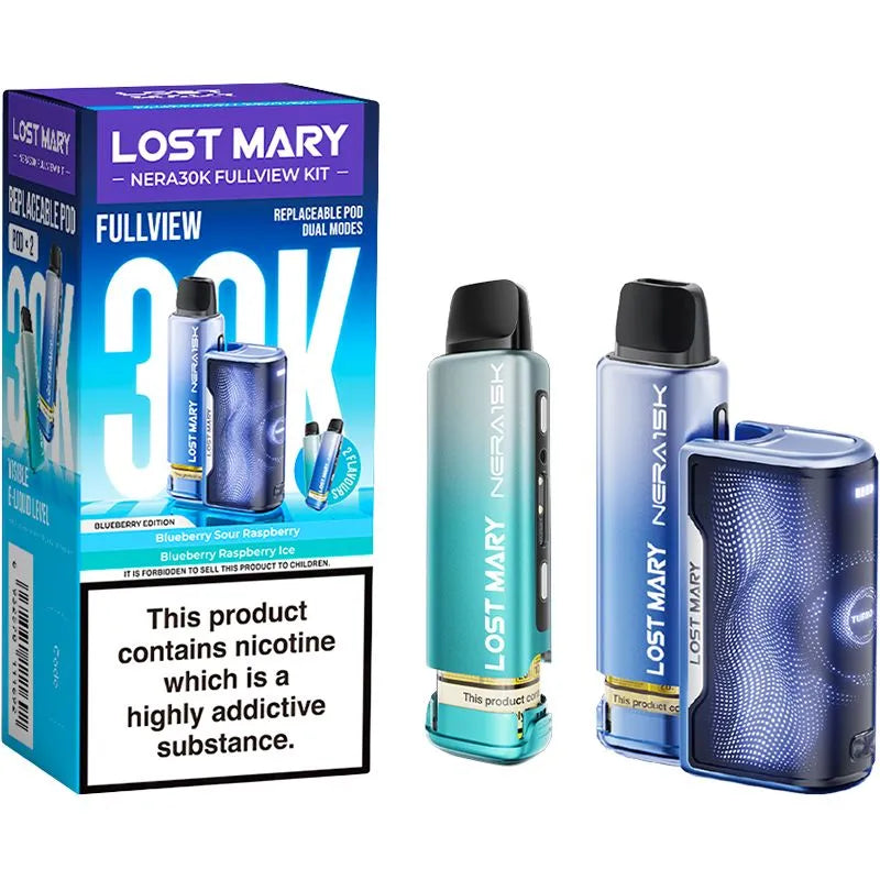 Lost Mary Nera 30K Fullview Blueberry Edition Pod Vape Kit 24ml