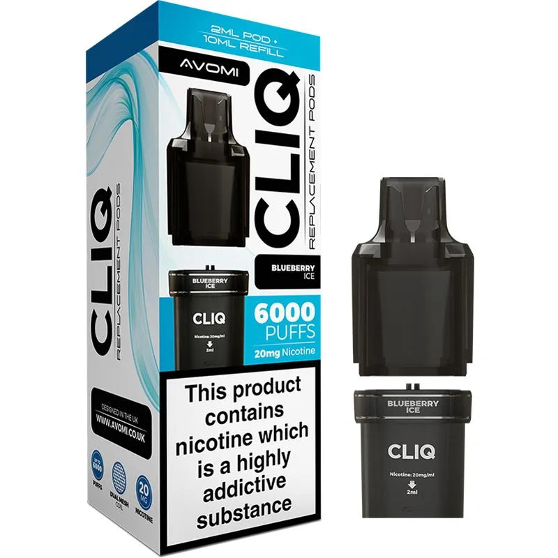 Blueberry Ice Avomi CLIQ Pod & Refill 12ml