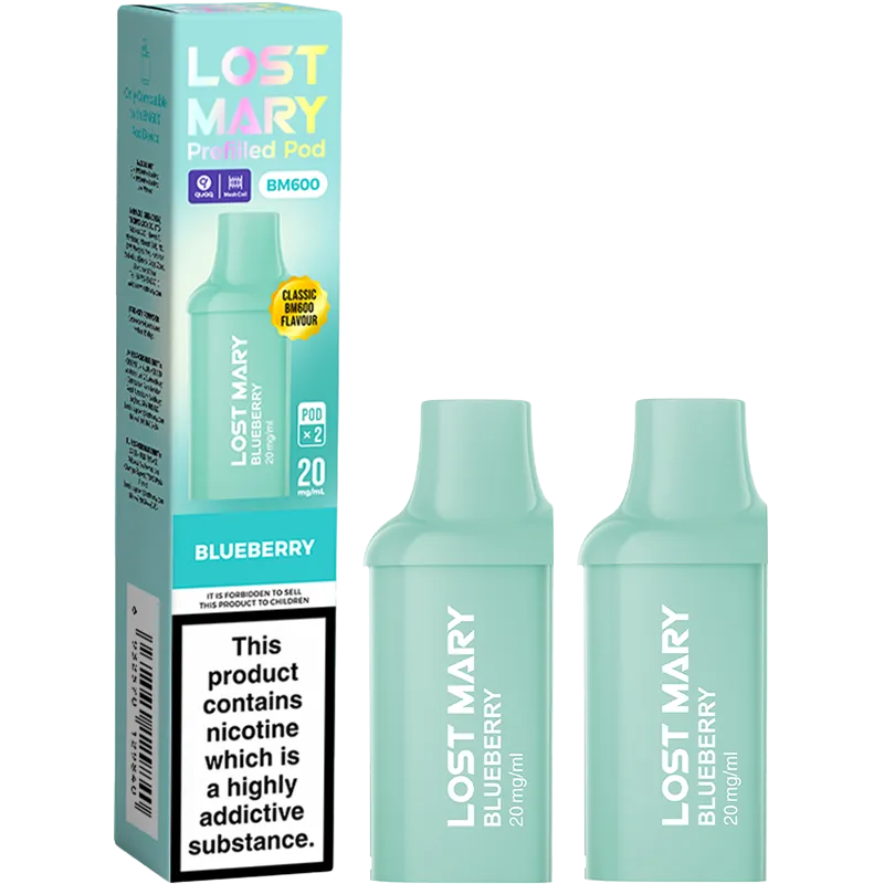 Blueberry Lost Mary BM600 Pods 2 Pack