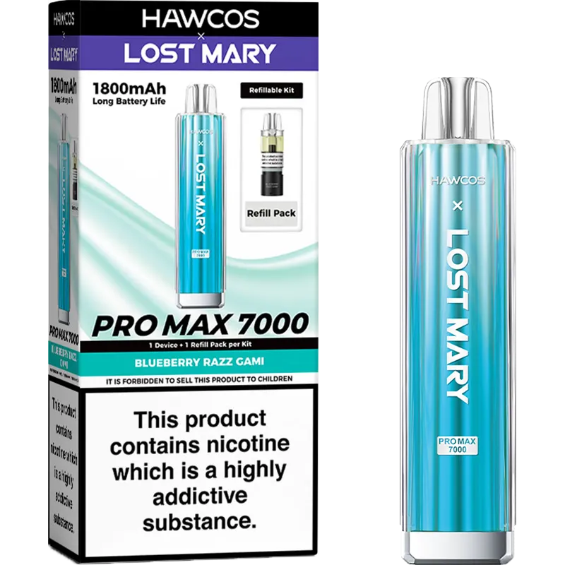 Hawcos x Lost Mary Pro Max 7000 Pod Vape Kit 10ml