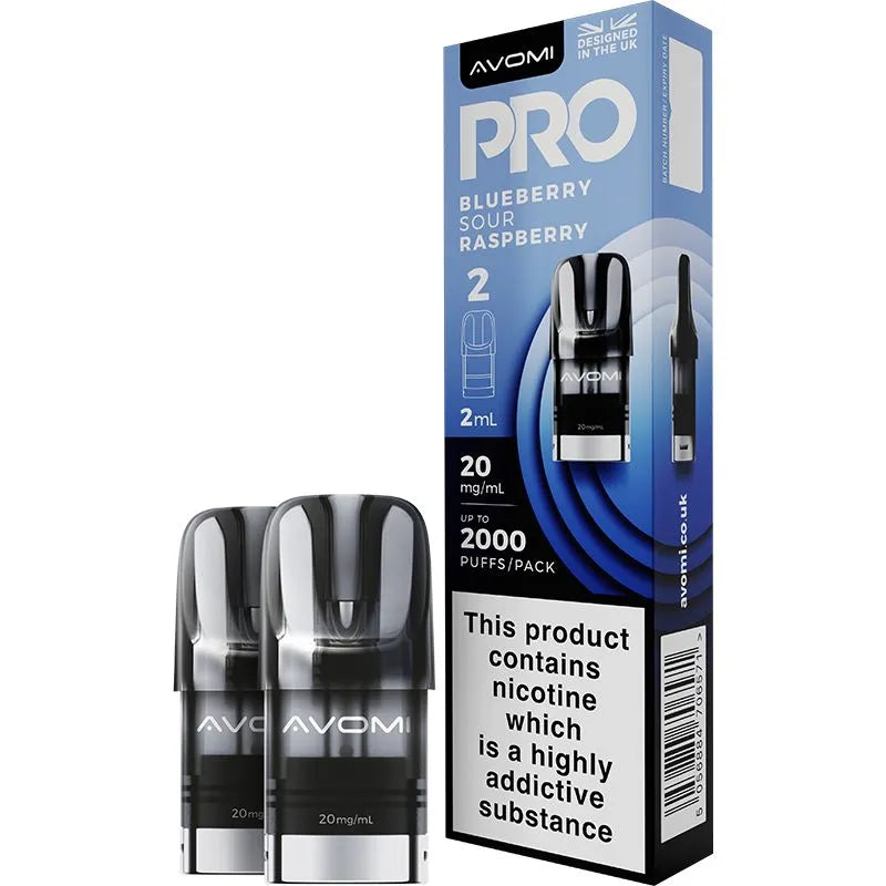 Blueberry Sour Raspberry Avomi PRO Pods 2 Pack