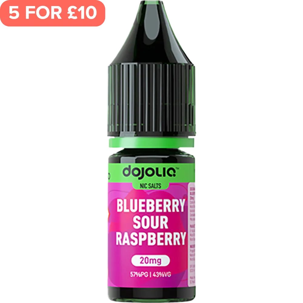 Blueberry Sour Raspberry DOJOLIQ Nic Salts By Vaporesso E-Liquid 10ml